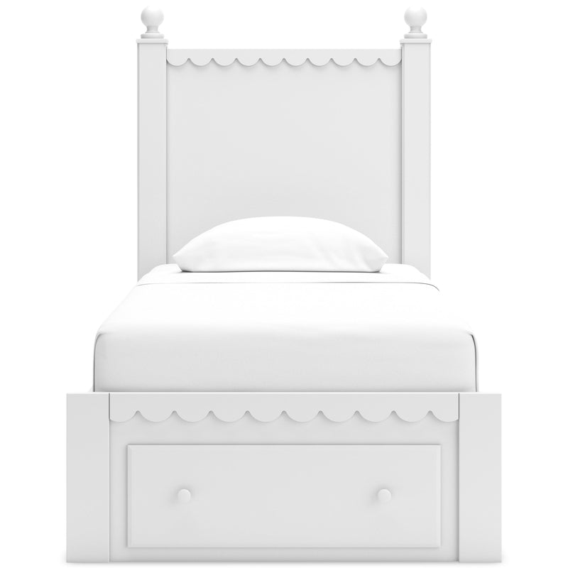 Signature Design by Ashley Mollviney B2540B6 Twin Panel Storage Bed IMAGE 3