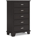Signature Design by Ashley Covetown B441-46 Five Drawer Chest IMAGE 1