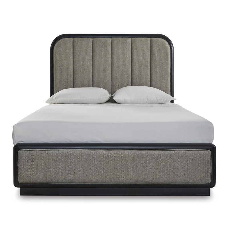 Signature Design by Ashley Rowanbeck B821B2 Queen Upholstered Panel Bed IMAGE 2