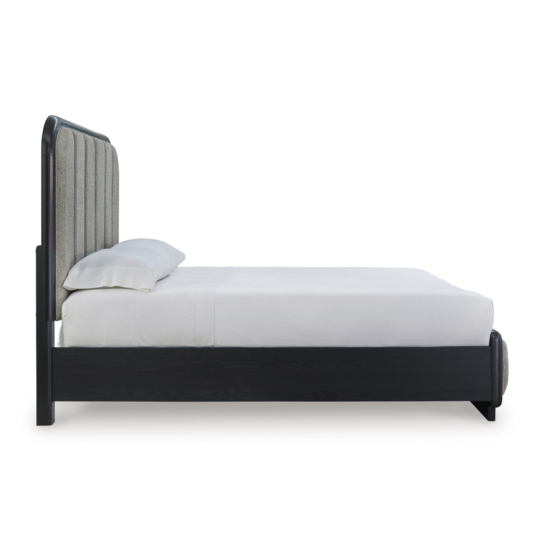 Signature Design by Ashley Rowanbeck B821B2 Queen Upholstered Panel Bed IMAGE 3