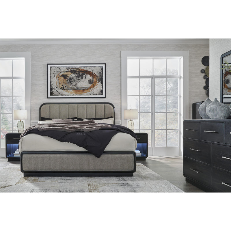 Signature Design by Ashley Rowanbeck B821B5 California King Upholstered Panel Bed IMAGE 9