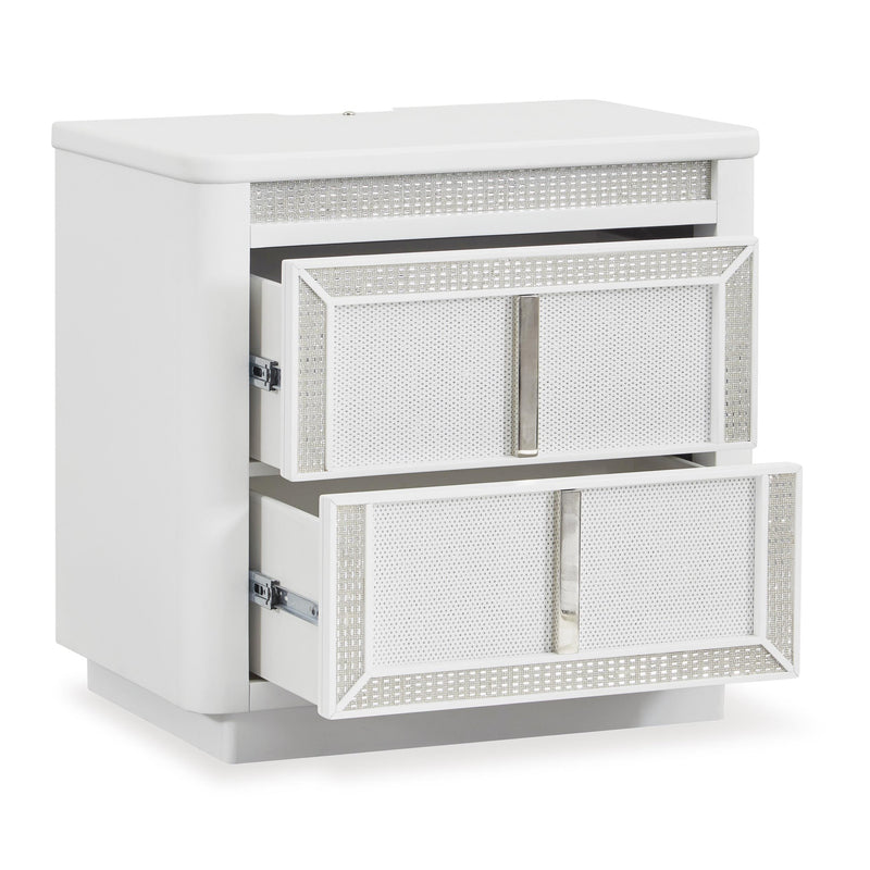 Signature Design by Ashley Chalanna B822-92 Two Drawer Night Stand IMAGE 2