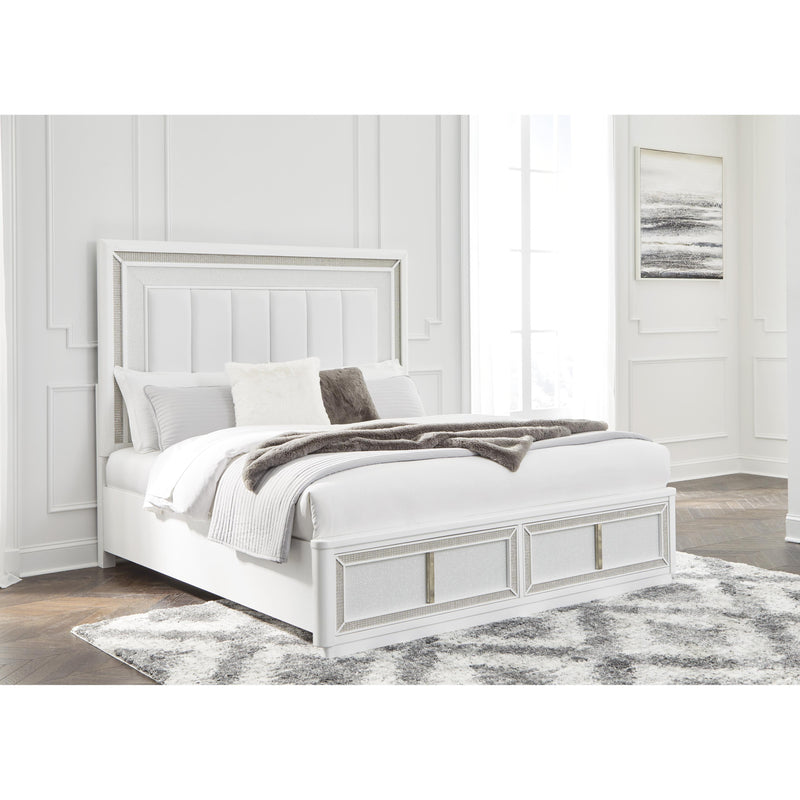 Signature Design by Ashley Chalanna B822B2 Queen Upholstered Storage Bed IMAGE 6