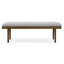 Signature Design by Ashley Lyncott D615-00 Large Upholstered Dining Room Bench IMAGE 2