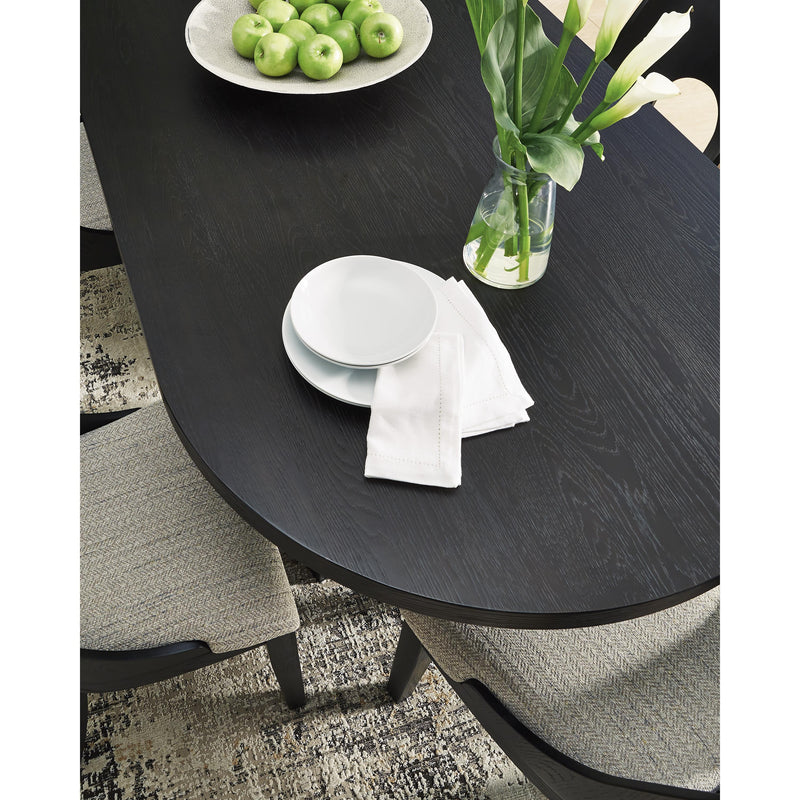 Signature Design by Ashley Rowanbeck D821-25 Oval Dining Room Table IMAGE 6