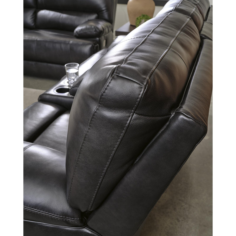 Signature Design by Ashley Mountainous U6580147 2 Seat Power Reclining Sofa Adjustable Headrest IMAGE 8