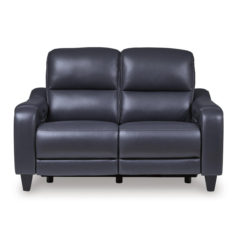 Signature Design by Ashley Mercomatic U7531114 Power Reclining Loveseat with Adjustable Headrest IMAGE 3
