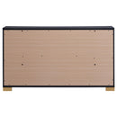  Coaster Furniture Marceline 222833 6-Drawer Dresser - Black IMAGE 7