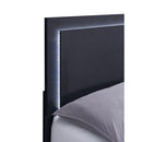  Coaster Furniture Marceline 222831T Wood Twin LED Panel Bed - Black IMAGE 6