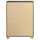  Coaster Furniture Caraway 224785 4-Drawer Bedroom Chest - Black IMAGE 7