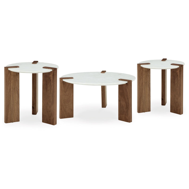  Signature Design by Ashley Isanti T652T1 Occasional Table Set IMAGE 1