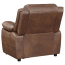 Coaster Furniture Ellington Stationary Leather Match Chair 508283 IMAGE 5