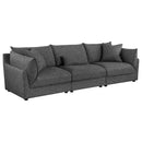 Coaster Furniture Sasha Fabric 3 pc Sectional 551681-SETB IMAGE 1