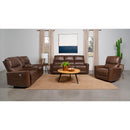 Coaster Furniture Greenfield 610264P Upholstered Power Reclining Sofa - Saddle Brown IMAGE 8