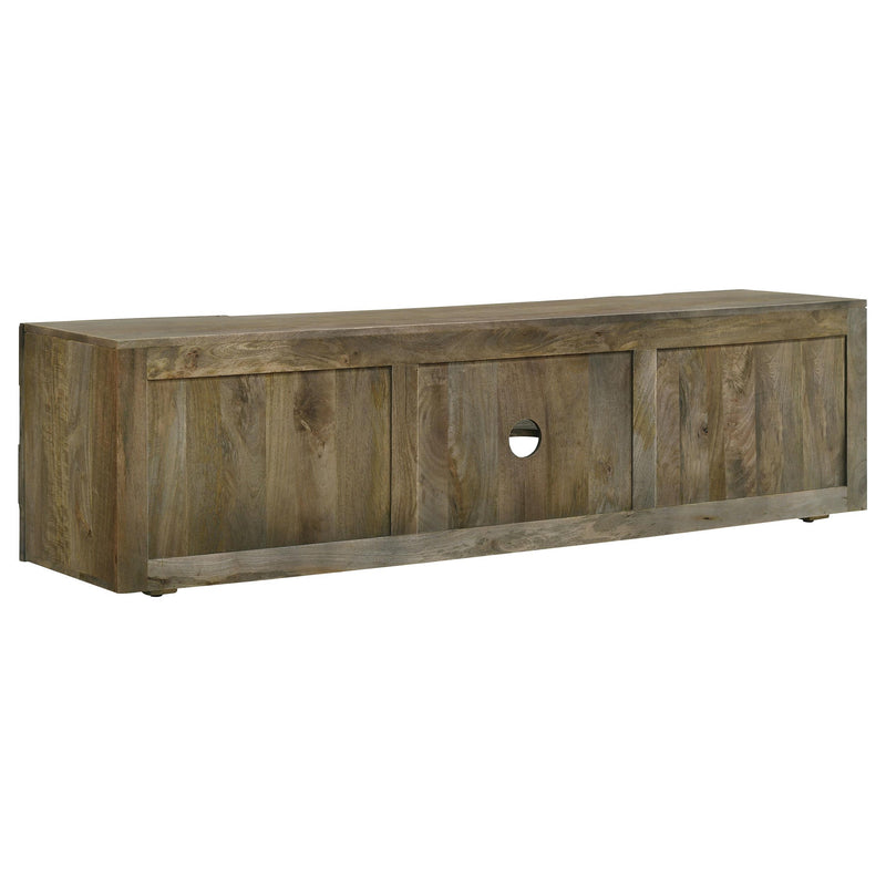Coaster Furniture Keese 702333 2-door Wood 70" TV Stand Media Console - Mango Brown IMAGE 5