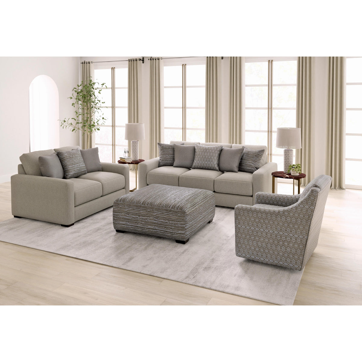 Jackson Furniture Hyde Park 230103 Sofa - Stone