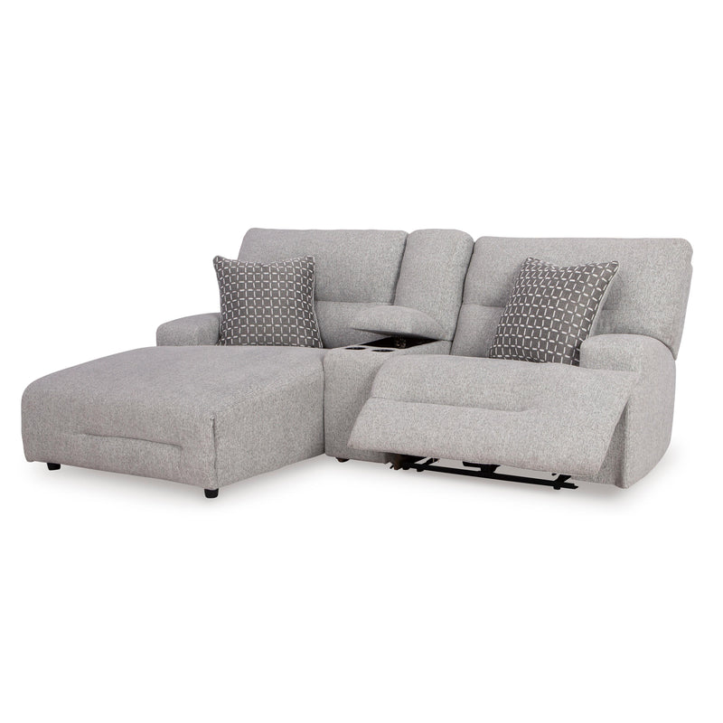 Signature Design by Ashley Acklen Place 93605S5 3 pc Power Reclining Sectional Sofa with Chaise IMAGE 1