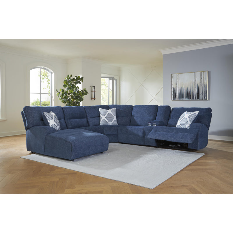 Signature Design by Ashley Acklen Place 93607S2 6 pc Power Reclining Sectional with Chaise IMAGE 2