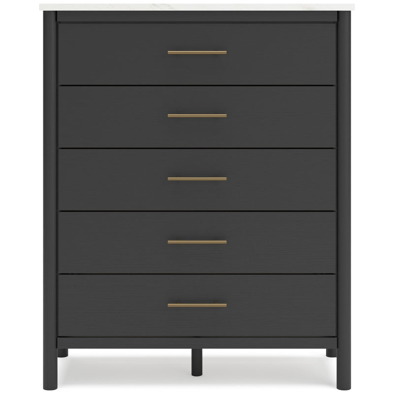 Signature Design by Ashley Cadmori B2616-345 Five Drawer Wide Chest IMAGE 3