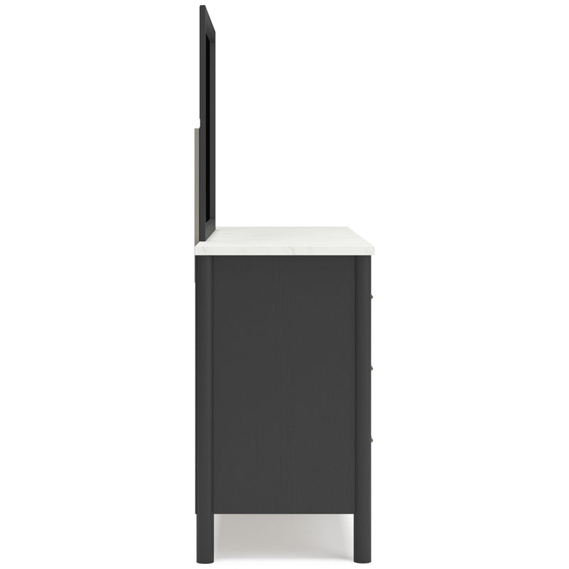 Signature Design by Ashley Cadmori B2616B1 Dresser and Mirror IMAGE 4