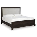 Signature Design by Ashley Neymorton B618B4 King Upholstered Panel Bed IMAGE 2