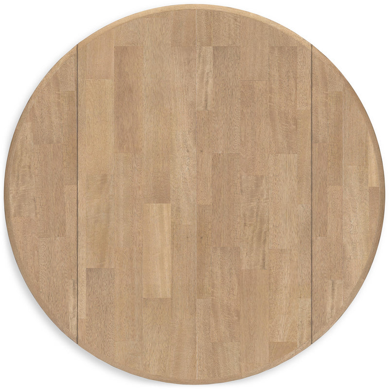 Signature Design by Ashley Gesthaven D396-15 Round Dining Room Drop Leaf Table IMAGE 4