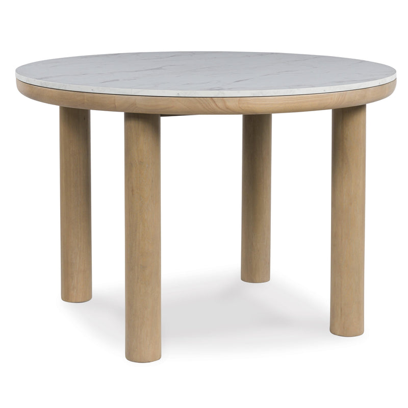 Signature Design by Ashley Sawdyn D427-15 Round Dining Room Table IMAGE 1