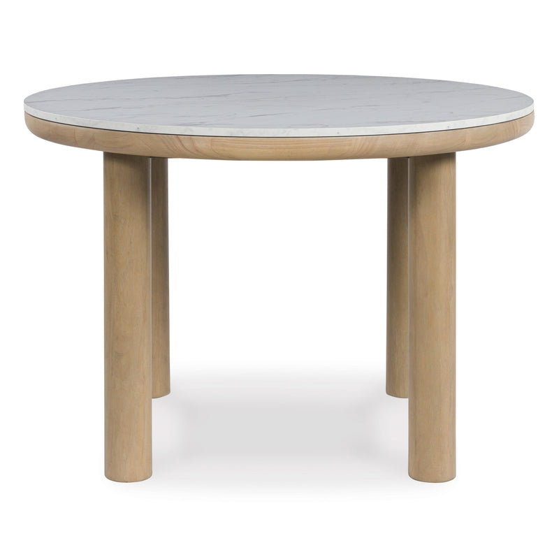Signature Design by Ashley Sawdyn D427-15 Round Dining Room Table IMAGE 2