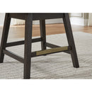 Signature Design by Ashley Burkhaus D984-124 Upholstered Swivel Barstool IMAGE 6