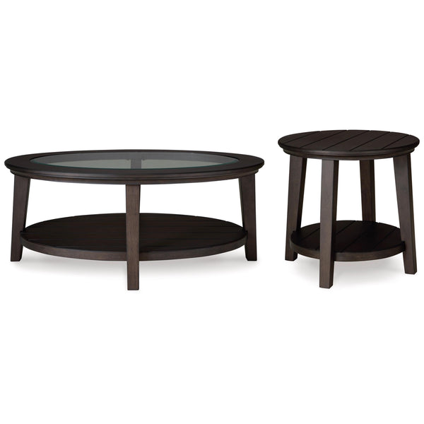  Signature Design by Ashley Celamar T429T2 Coffee Table and 1 End Table IMAGE 1