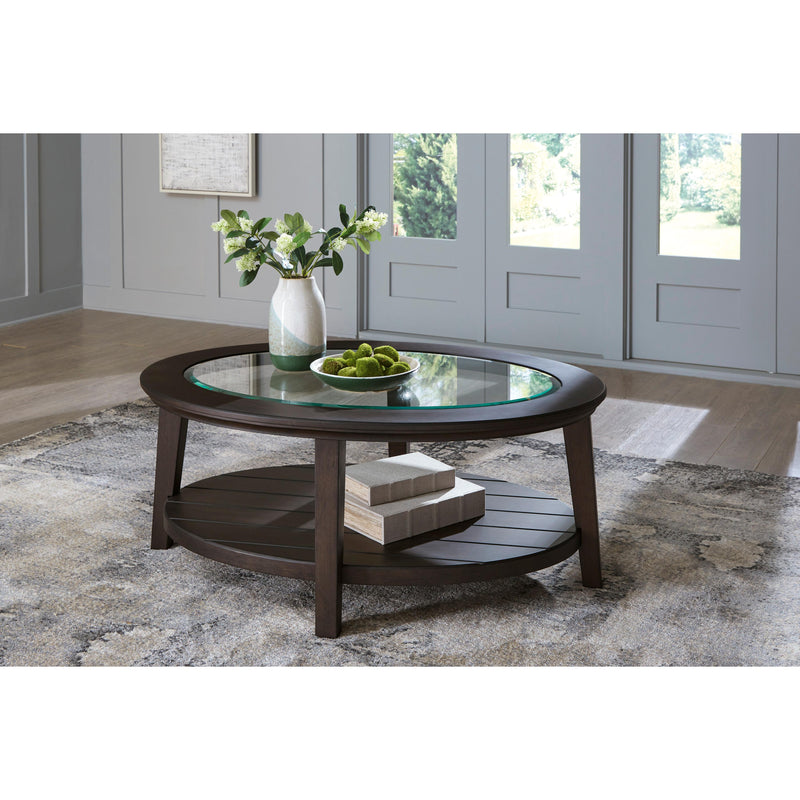  Signature Design by Ashley Celamar T429T2 Coffee Table and 1 End Table IMAGE 2
