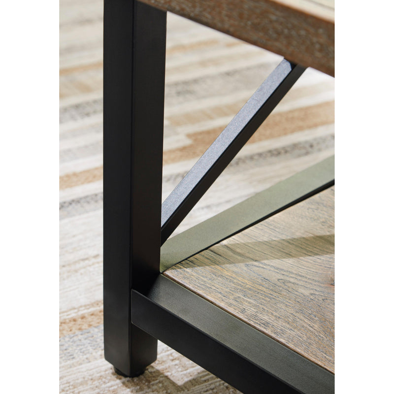 Signature Design by Ashley Bristenfort T685T1 Coffee Table and 2 End Tables IMAGE 5