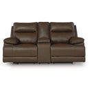 Signature Design by Ashley VonRyan U1040018 Power Reclining Loveseat with Console and Adjustable Headrest IMAGE 2