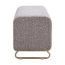 Zuo 110080 Pender Bench - Stone Gray IMAGE 2