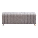 Zuo 110080 Pender Bench - Stone Gray IMAGE 3