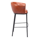  Zuo Garston 110178 Barstool - Brown IMAGE 2