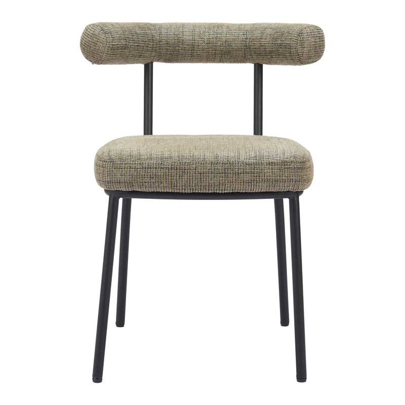 Zuo Kede 110098 Dining Chair - Green Tweed IMAGE 3