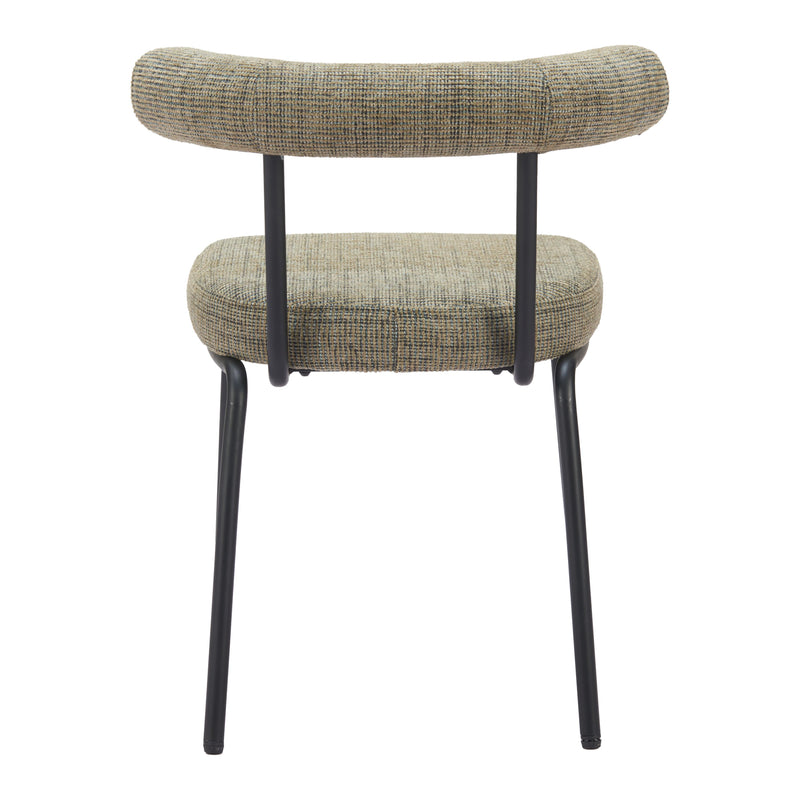 Zuo Kede 110098 Dining Chair - Green Tweed IMAGE 4