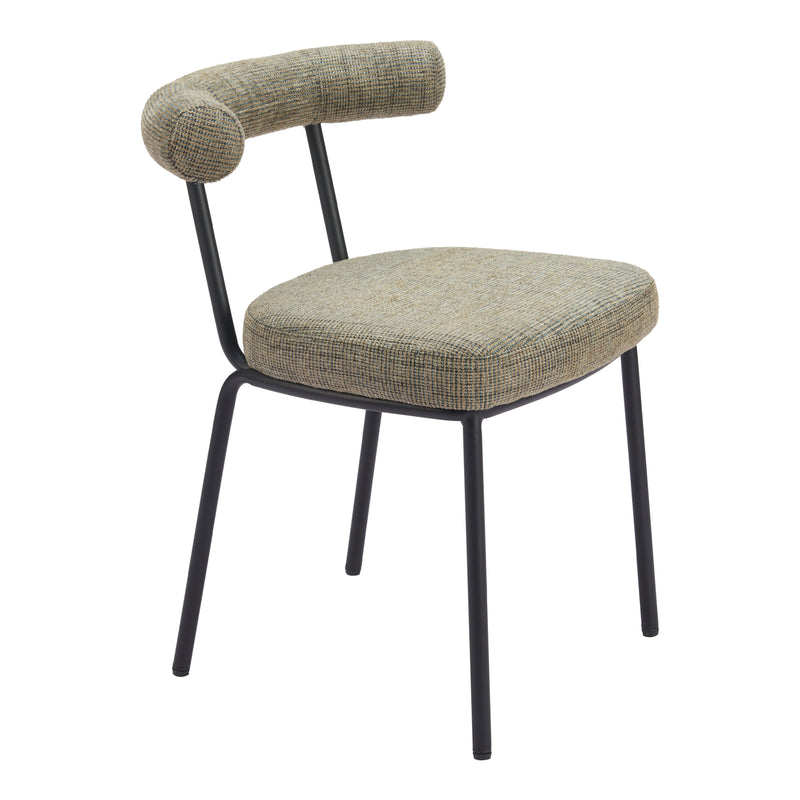 Zuo Kede 110098 Dining Chair - Green Tweed IMAGE 6