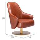 Zuo Accent Chairs Swivel 110108 IMAGE 8