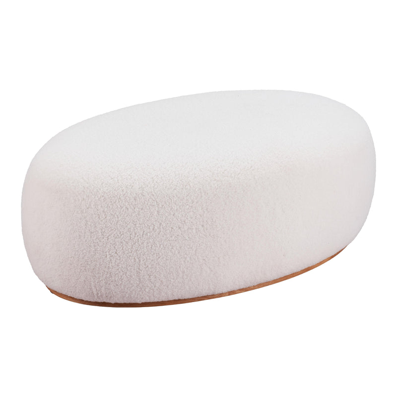 Zuo Amber Fabric Ottoman 110085 IMAGE 1