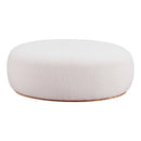 Zuo Amber Fabric Ottoman 110085 IMAGE 3