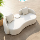 Zuo 704019 Sunny Isles Loveseat - Beige IMAGE 9
