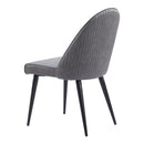  Zuo Silloth 110118 Armless Dining Chair - Grey IMAGE 5