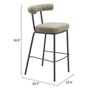 Zuo Kede Pub Height Stool 110100 IMAGE 8