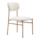  Zuo Sydhavnen 110276 Dining Chair - Cream & Gold IMAGE 1