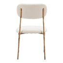  Zuo Sydhavnen 110276 Dining Chair - Cream & Gold IMAGE 4