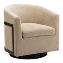  Zuo Hanko 110009 Swivel Chair - Golden Beige IMAGE 1