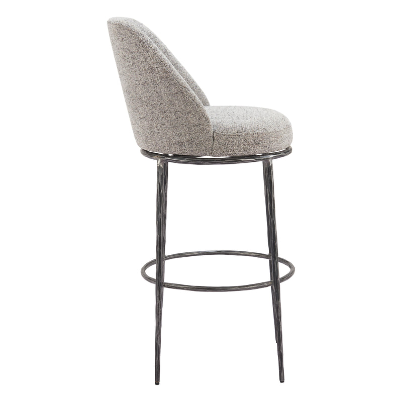 Zuo Nordhavn 110273 Swivel Barstool - Grey IMAGE 2