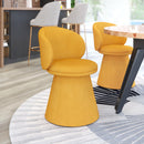  Zuo Oblic 110203 Swivel Dining Chair - Orange IMAGE 8